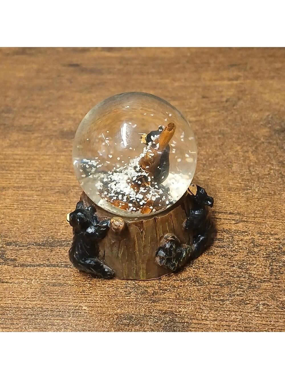 Miniature 2.5" Oregon Snowglobe, Bears, Trees - Picture 3 of 7
